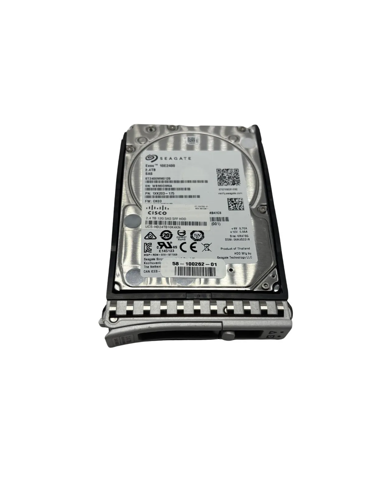 CISCO UCS-HD24TB10K4KN 2.4TB 2.5in 12G SAS 10K Drive