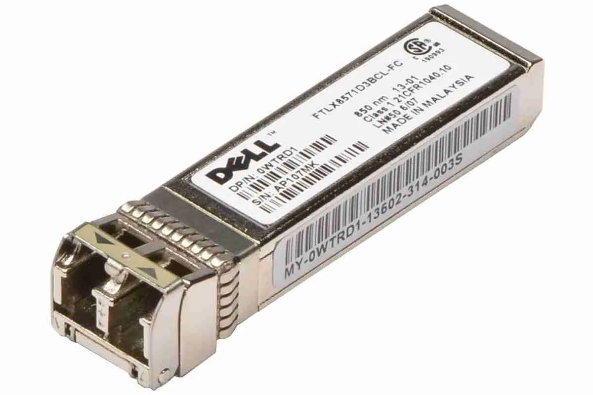32x GBIC SFP+ DELL WTRD1, 10GBASE-SR, MMF (OM3/OM4), LC Duplex, 850nm, DDM