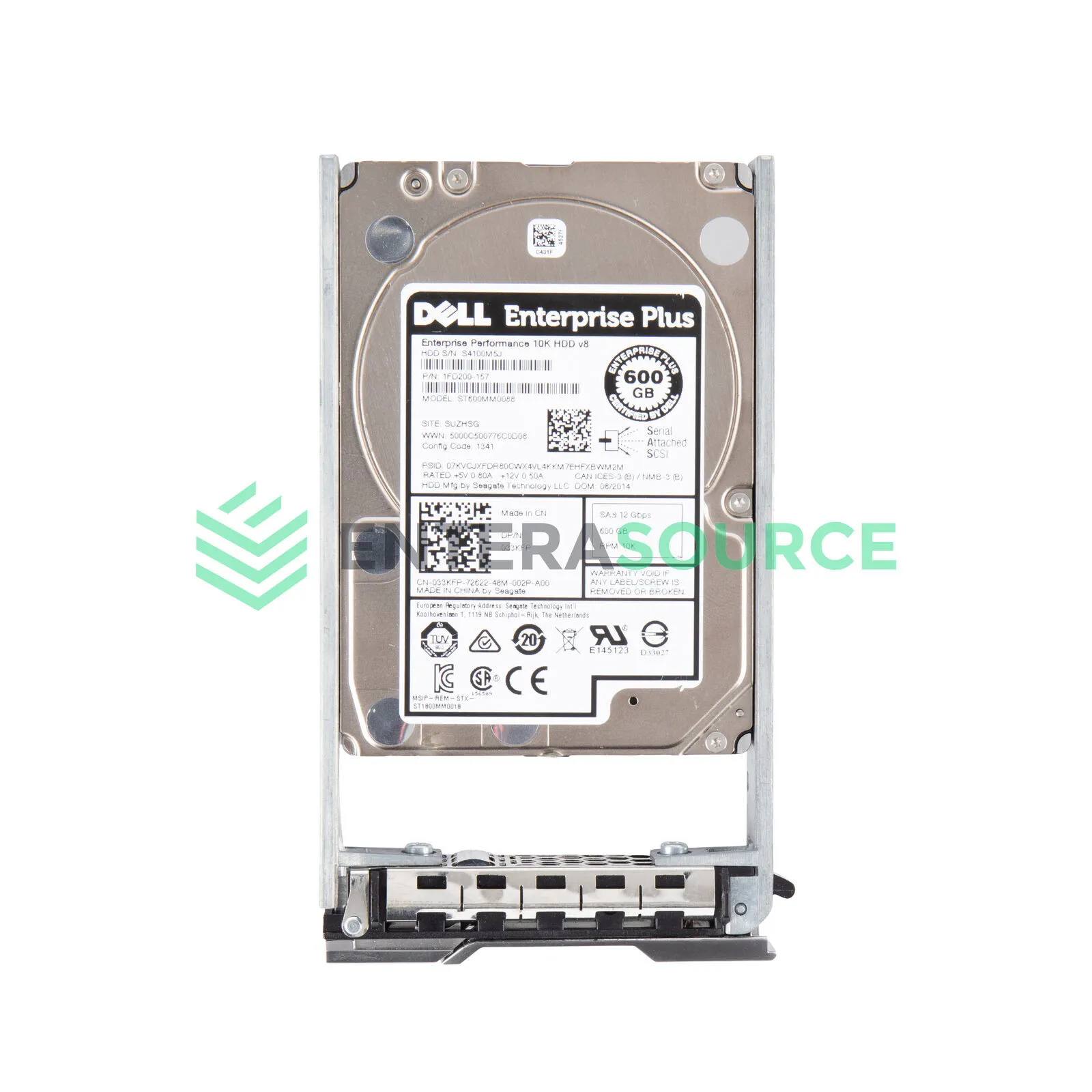 33KFP-EQ DELL EQUALLOGIC 600GB 10K 12G 2.5INCH SAS HDD