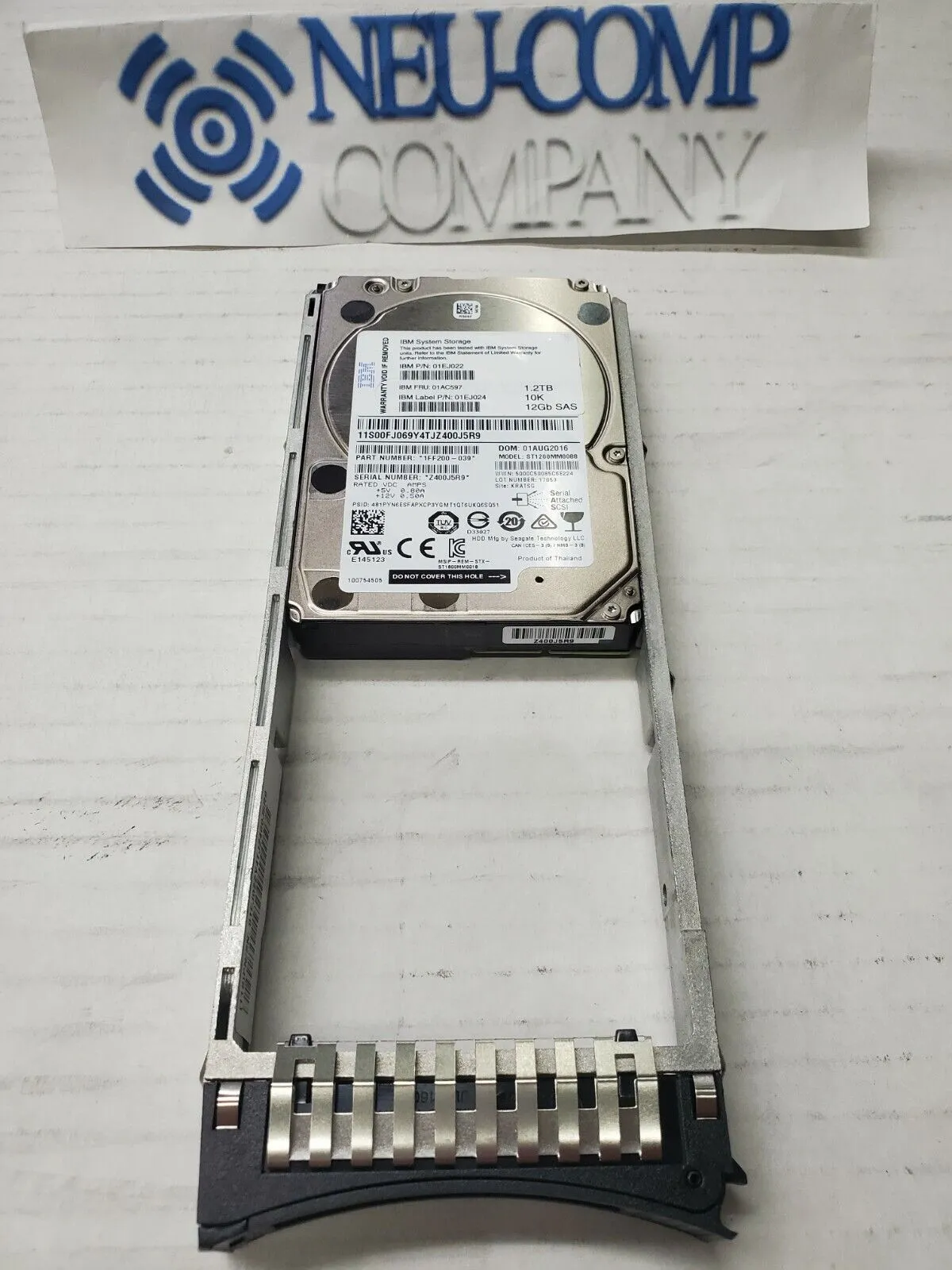 2078-AC69 1.2 TB 10K 12GB SAS GEN2