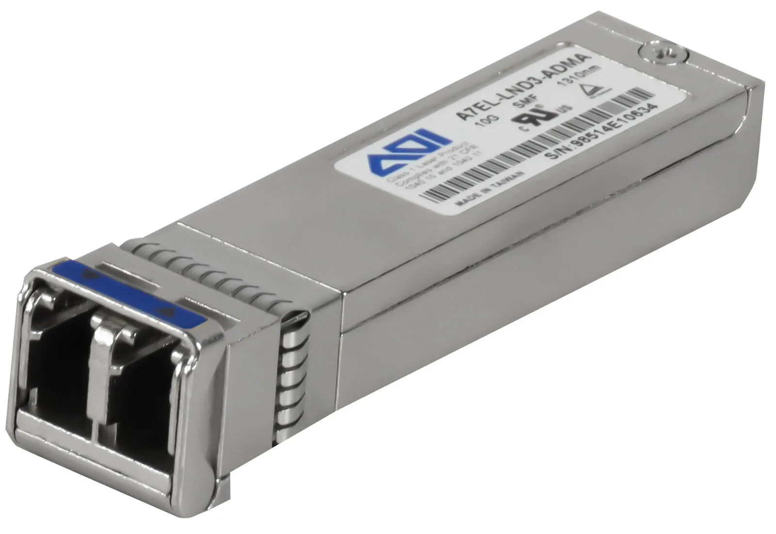 A7EL-LND3-ADMA AOI 10G SFP+ DUAL LC 10KM 10GBASE-LR 1310NM TRANSCEIVER