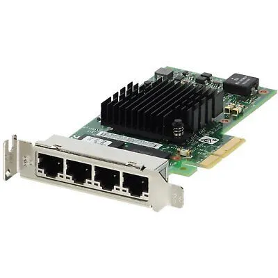 T34F4-LP DELL INTEL I350-T4 1GB QUAD-PORT RJ-45 PCI-E ADAPTER - LPB