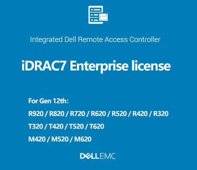 IDRAC7 Dell Idrac Enterprise license