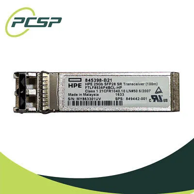 849442-001 HPE 25Gb SFP28 SR 100m Transce