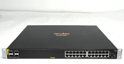 R8N87-61001 HPE Aruba Networking CX 6000 24G Class4 PoE 4SFP 370W Switch