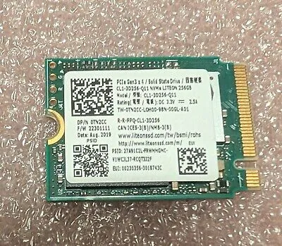 TN2CC DELL 256GB PCIE M.2 2230 NVME SSD