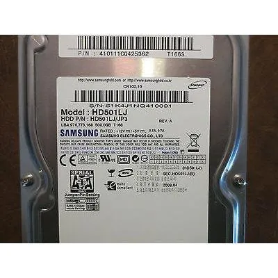 HD501LJ SAMSUNG 500GB 7.2K 3G 3.5INCH SATA HDD