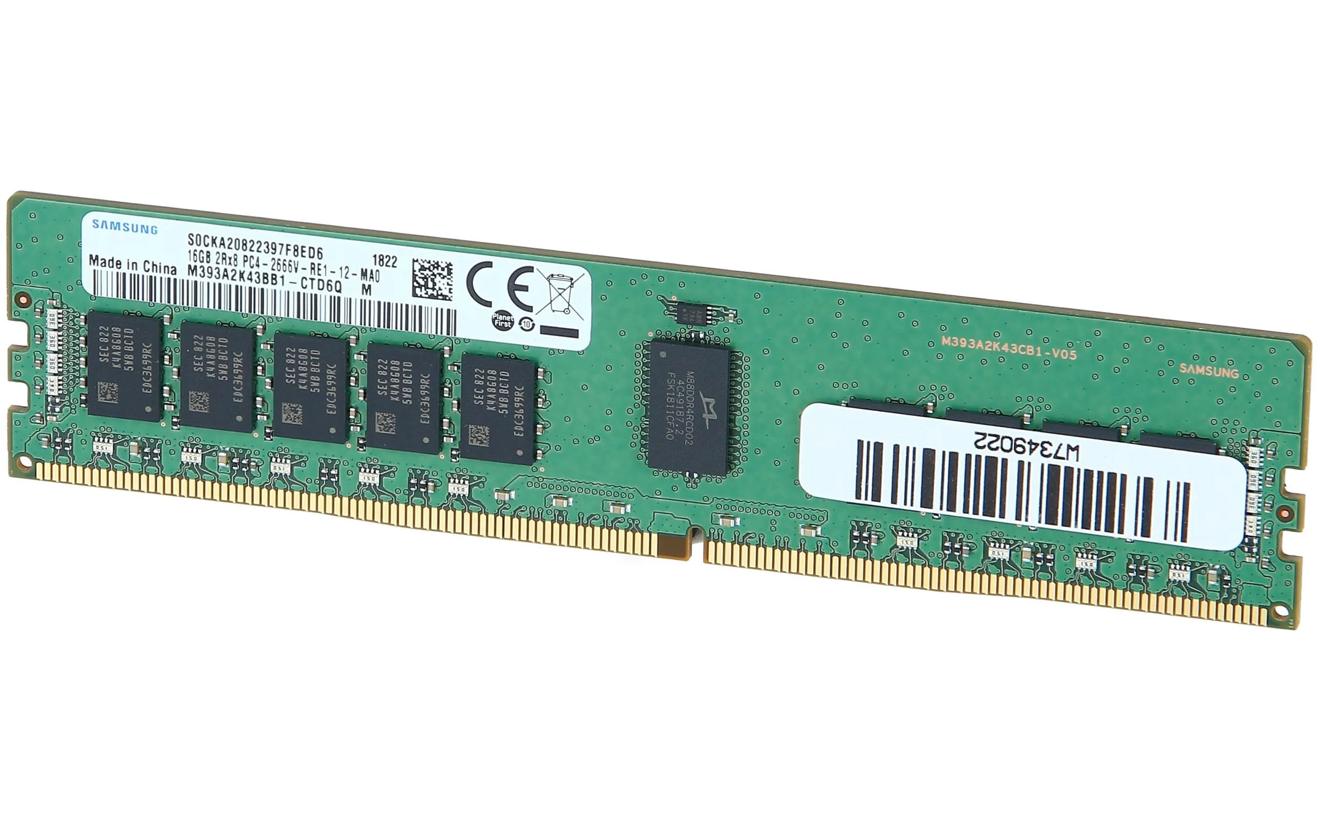 Samsung M393A2K43BB1-CTD 16GB 2Rx8 PC4-21300V