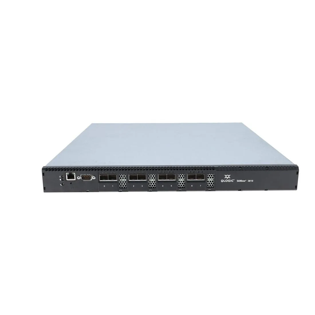 SB3810-08A8 QLOGIC SANBOX 3810 8-PORT 4GB FIBRE CHANNEL STACKABLE SWITCH