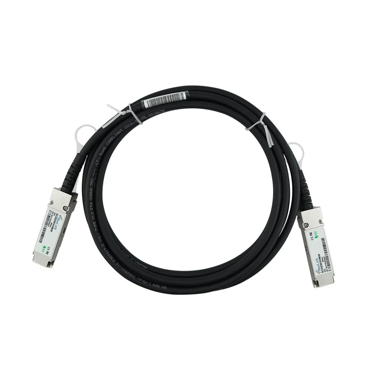 SC252501K1M30 BLUELAN QSFP DIRECT ATTACH CABLE 40GBASE-CR4 1 METER