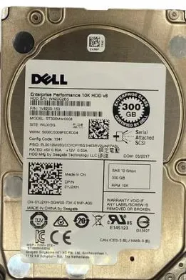 YJ2KH DELL 300GB 10K 12G 2,5INCH SAS HDD