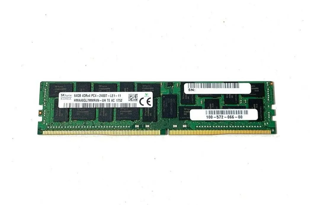 100-572-066-00 EMC 64GB PC4-19200TL DDR4-2400 4RX4 ECC