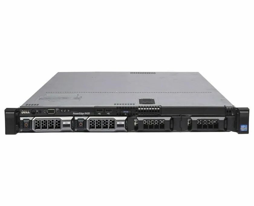 Servidor Dell PowerEdge R420: 2x Xeon 6 core, DDR3 32GB, 2x HD SAS 600GB