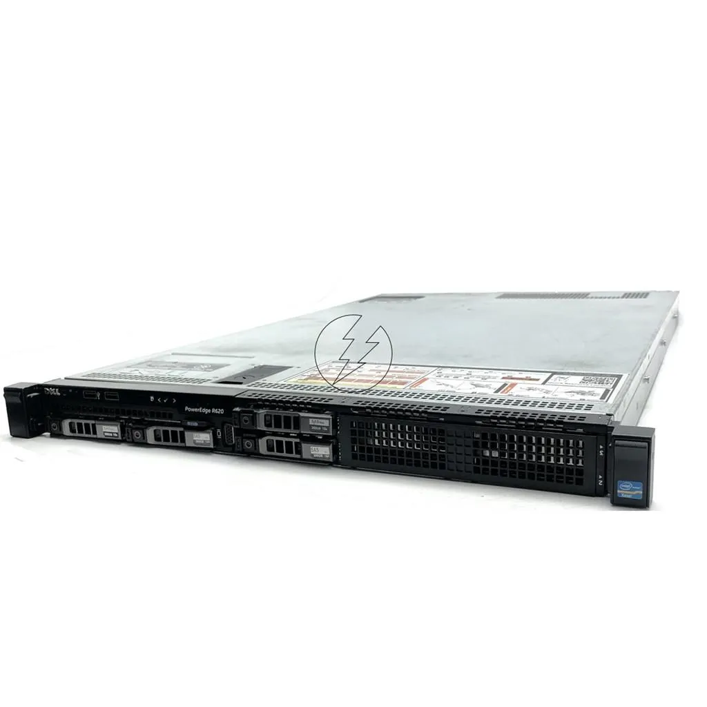 Servidor Dell PowerEdge R620: 2x Xeon 6 core, RAM 64GB, 2x HD SAS 900GB