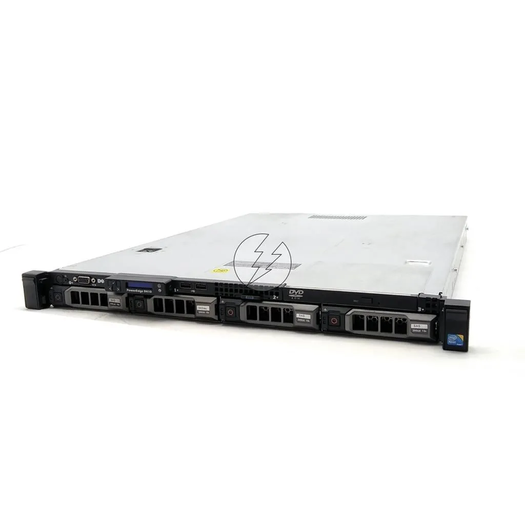 Servidor Dell PowerEdge R410: 2x Xeon 6 core, DDR3 32GB, 2x HD SAS 1TB