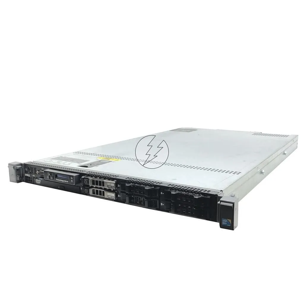 Servidor Dell PowerEdge R610: 2x Xeon 6 core, DDR3 16GB, 2x HD SAS 300GB