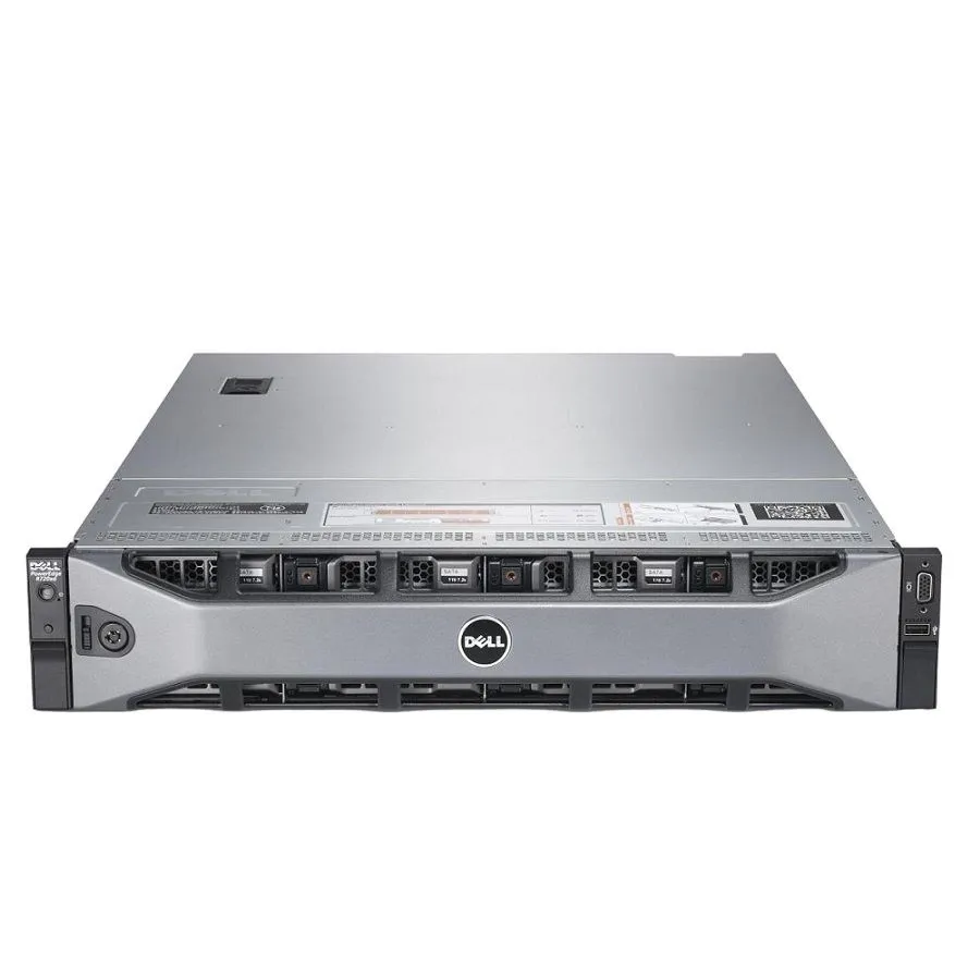 Kit Servidor Dell PowerEdge R720: 2x Xeon 8 core, DDR3 128GB, 2x HD SAS 600GB + Bezel