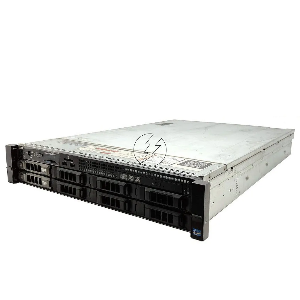 Servidor Dell PowerEdge R720: 2x Xeon 8 core, DDR3 192GB, 2x HD SATA 1TB