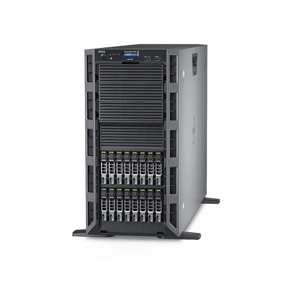 Servidor Dell PowerEdge T630: 1x Xeon 8 core, DDR4 64GB, 2x HD SAS 1,2TB