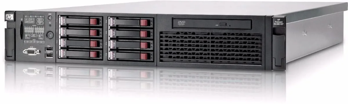 Servidor Hp Proliant Dl380 G7 2 Xeon Quad Core 8 Gb 600 Gb