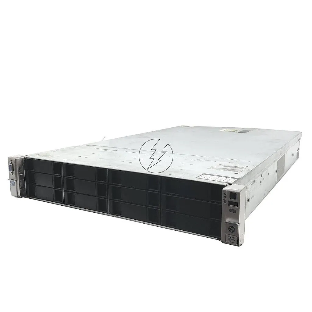 Servidor HP ProLiant DL380e G8: 2x Xeon 8 core, DDR3 64GB, 2x HD SAS 200GB