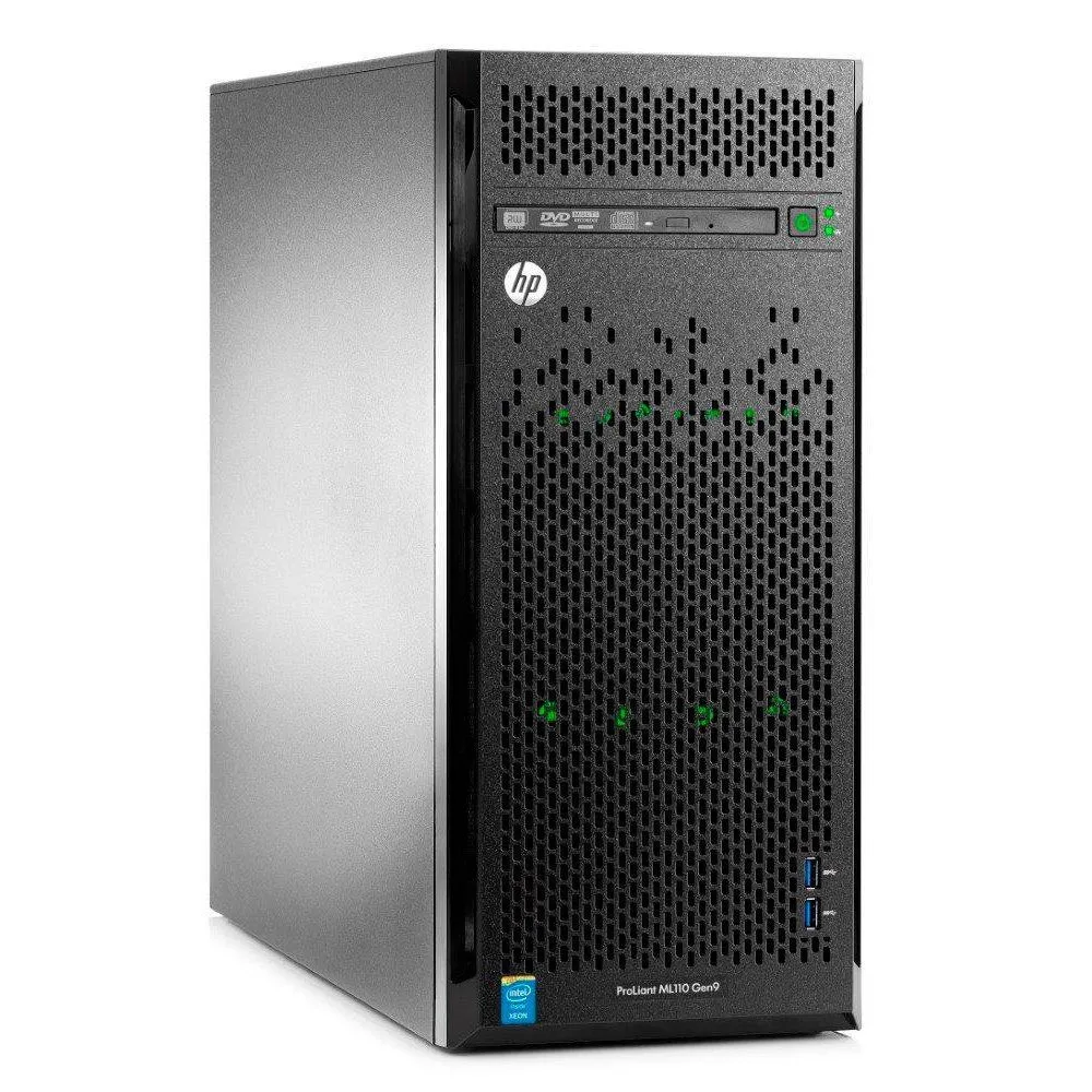 Servidor HP Proliant ML110 G9: 1x Xeon E5-1603 V3, DDR4 32GB, 1x HD SATA 1TB