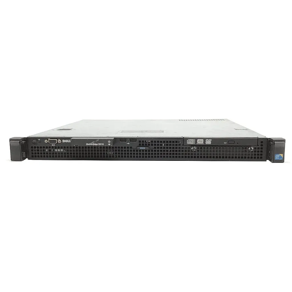 Servidor Dell PowerEdge R210: 1x Xeon QuadCore 3.1Ghz, 16GB, 2x HD SAS 300GB