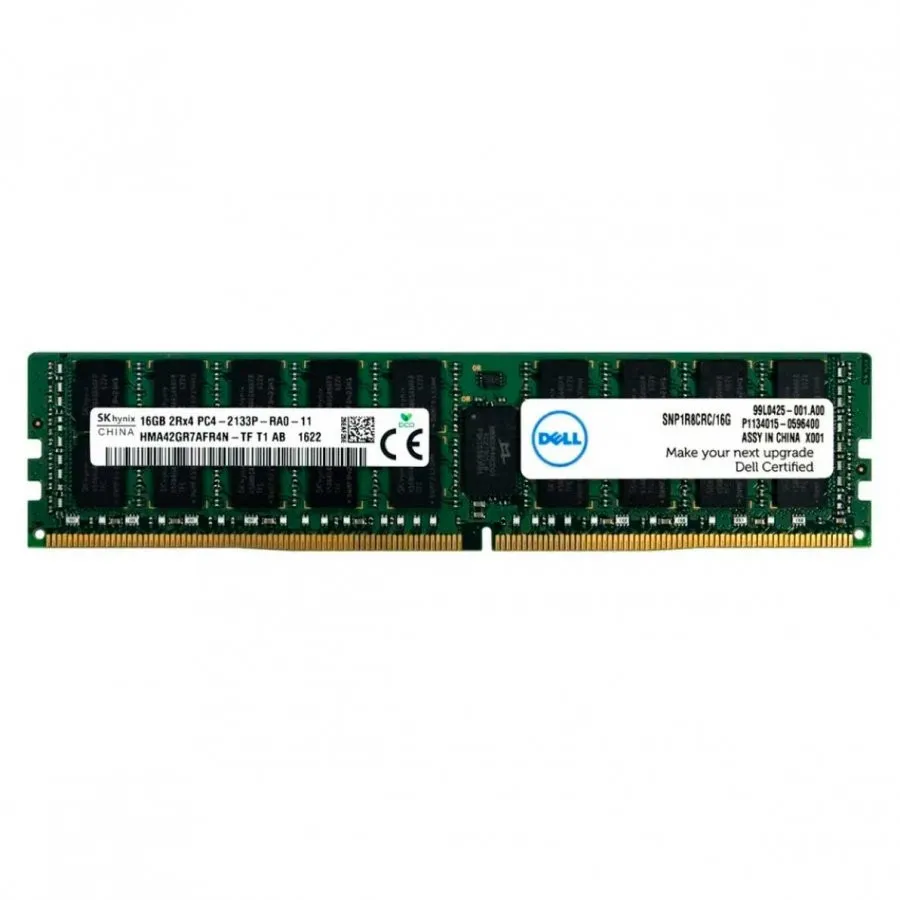 SNP1R8CRC/16G Dell 16GB PC4-17000P DDR4-2133 2RX4 ECC
