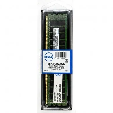 SNPCPC7GC/32G DELL 32GB (1*32GB) 2RX4 PC4-19200T-R DDR4-2400MHZ RDIMM