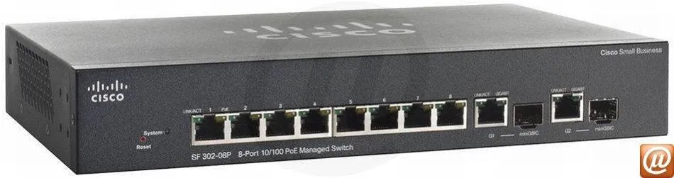 SRW2008-K9 CISCO SG300-10MP 8-PORT MANAGED GIGABIT SWITCH