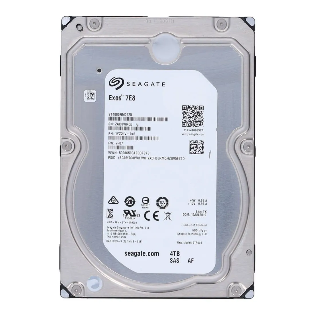 ST4000NM0175 SEAGATE 4TB 7,2K 12G 3,5INCH SAS HDD