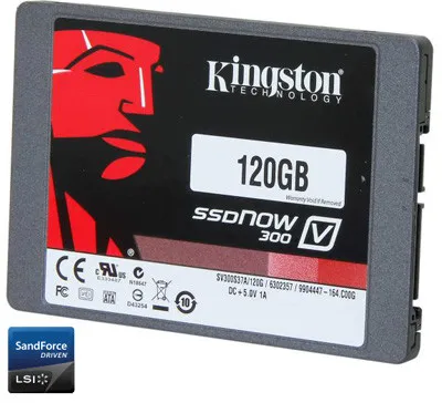 SV300S37A/120G KINGSTON 120GB V300 6G 2.5INCH SATA3 SSD