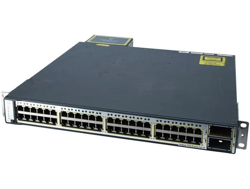 Switch Cisco 3750-E WS-C3750E-48PD-SF 48 Portas Gigabit POE