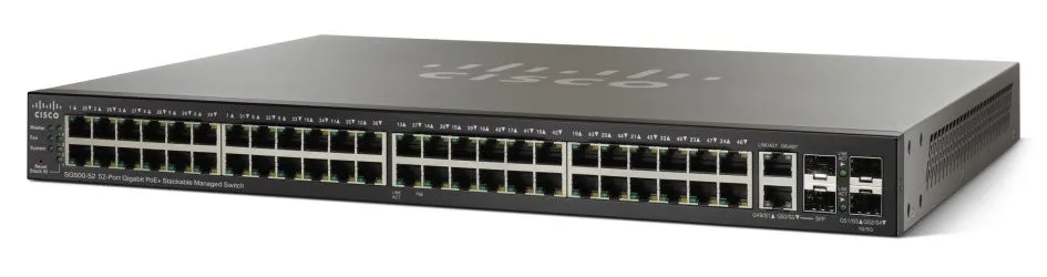 SG500-52MP-K9 CISCO 52-PORT GIGABIT POE+ STACKABLE MANAGED SWITCH
