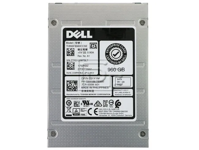 31Y1M DELL 960GB 6G 2,5INCH MLC RI SATA SSD