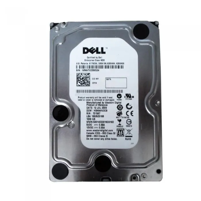 TY782 DELL 250GB 7,2K 3,5INCH SATA HDD