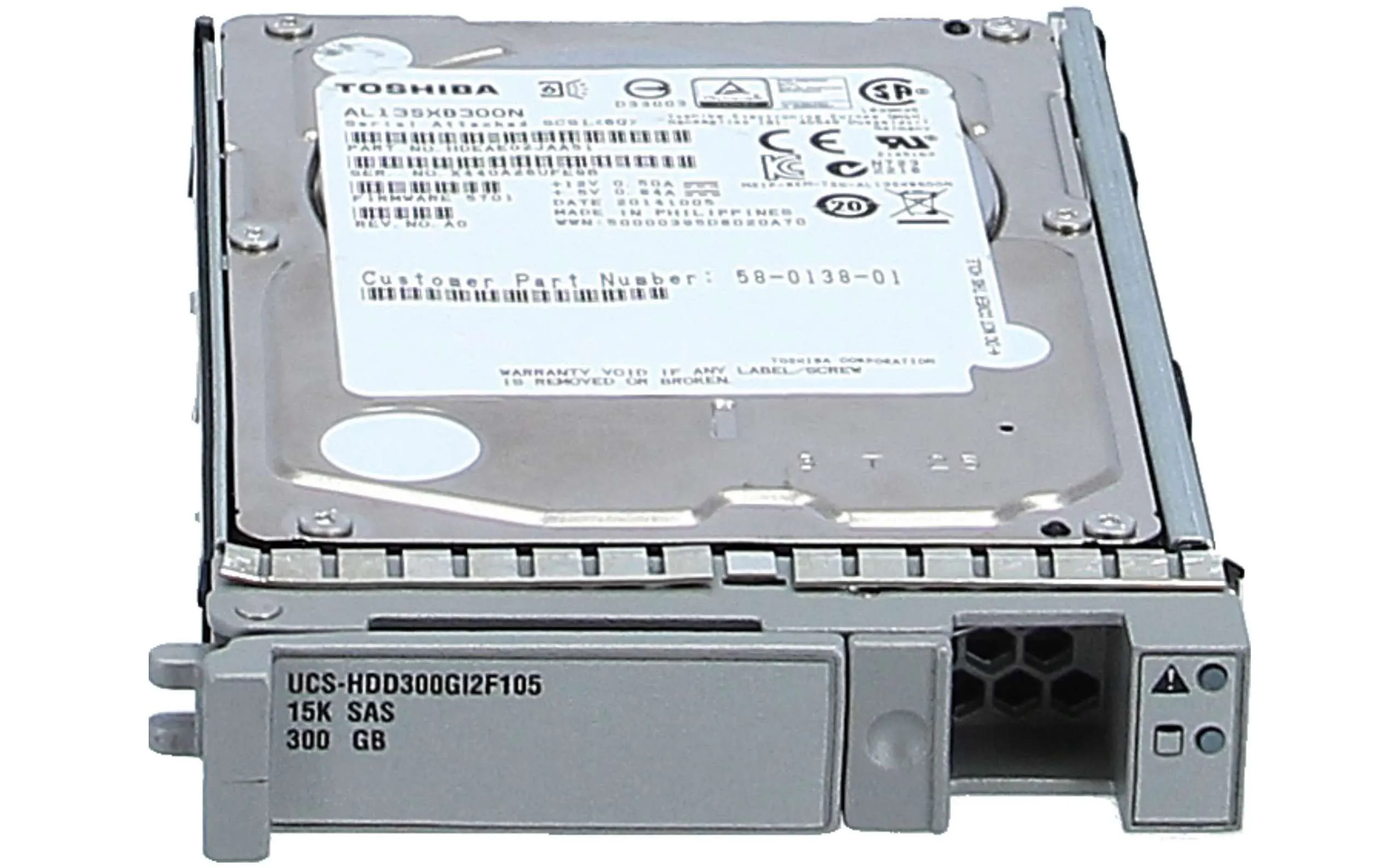 UCS-HDD300GI2F105 CISCO 300GB 15K 6G 2.5INCH SAS HDD