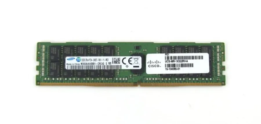 UCS-MR-1X322RV-A CISCO 32GB (1*32GB) 2RX4 PC4-19200T-R DDR4-2400MHZ RDIMM