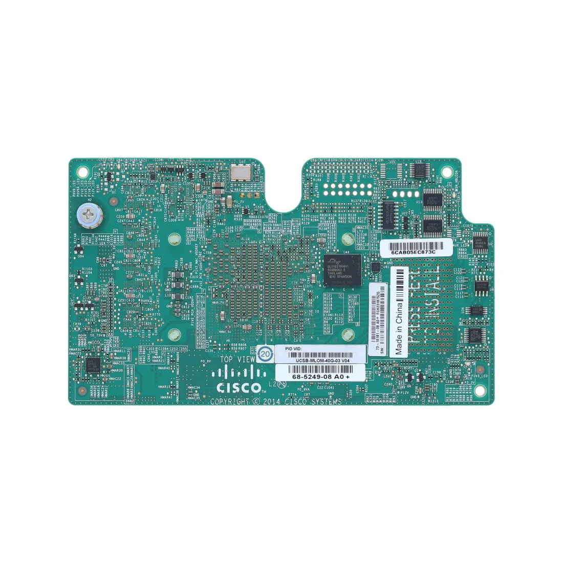 UCSB-MLOM-40G-03-V04 CISCO UCS VIC 1340 MODULAR LOM FOR BLADE SERVERS *V04*