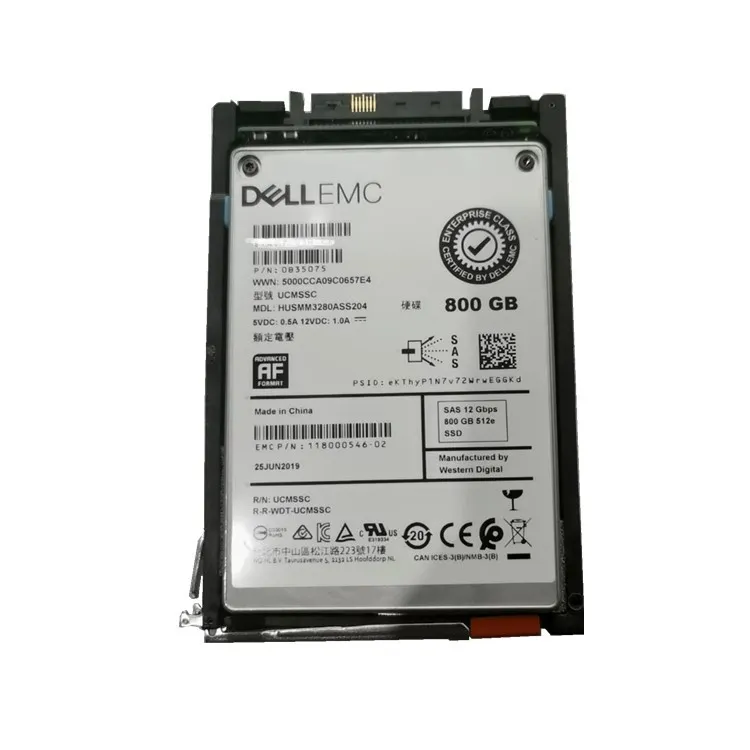 005052257 EMC Disk 800GB 2.5 12G Flash