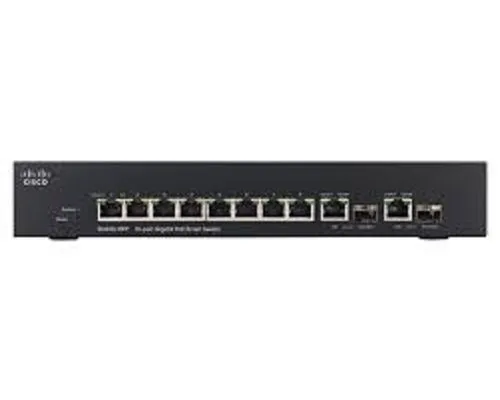 SG200-10FP-WP CISCO 10 PORT GIGABIT SWITCH - WITHOUT PSU