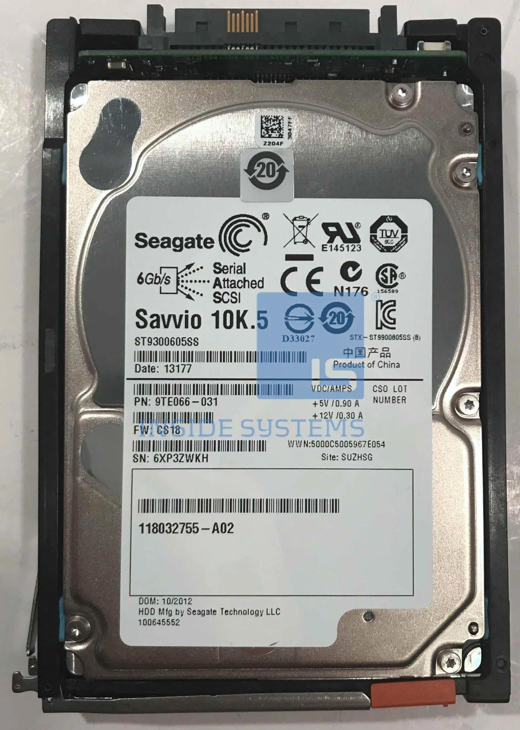 VX-2S10-300E EMC Disk 300GB 10K 2.5 6Gb/se SAS