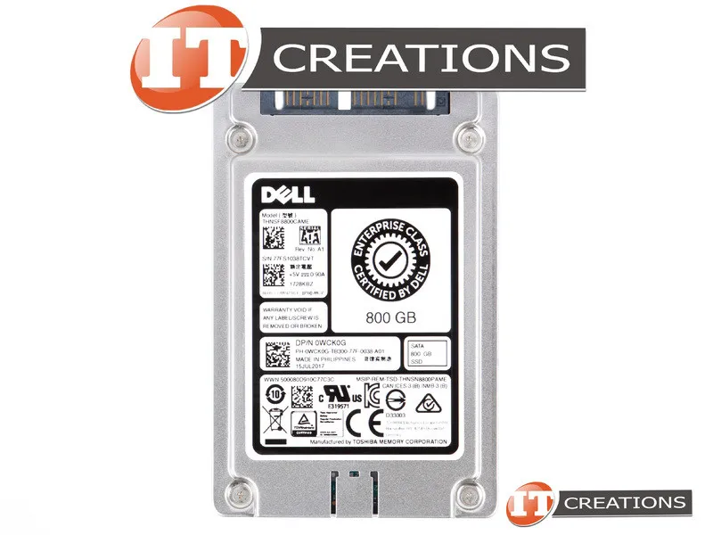 WCK0G DELL 800GB 6G 1.8INCH SATA SSD