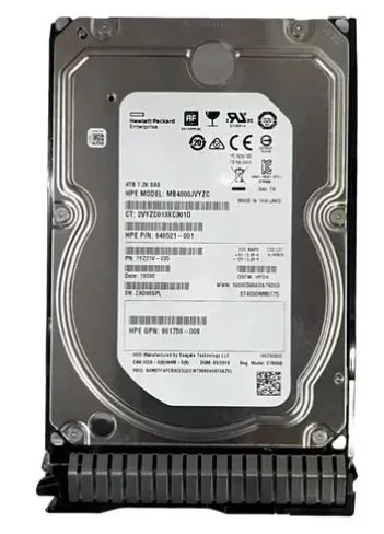 861756-B21 HP 4TB 7,2K 12G 3,5INCH SC SAS HDD