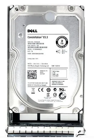 R755K DELL 2TB 7,2K 3,5INCH 6GB SAS HDD