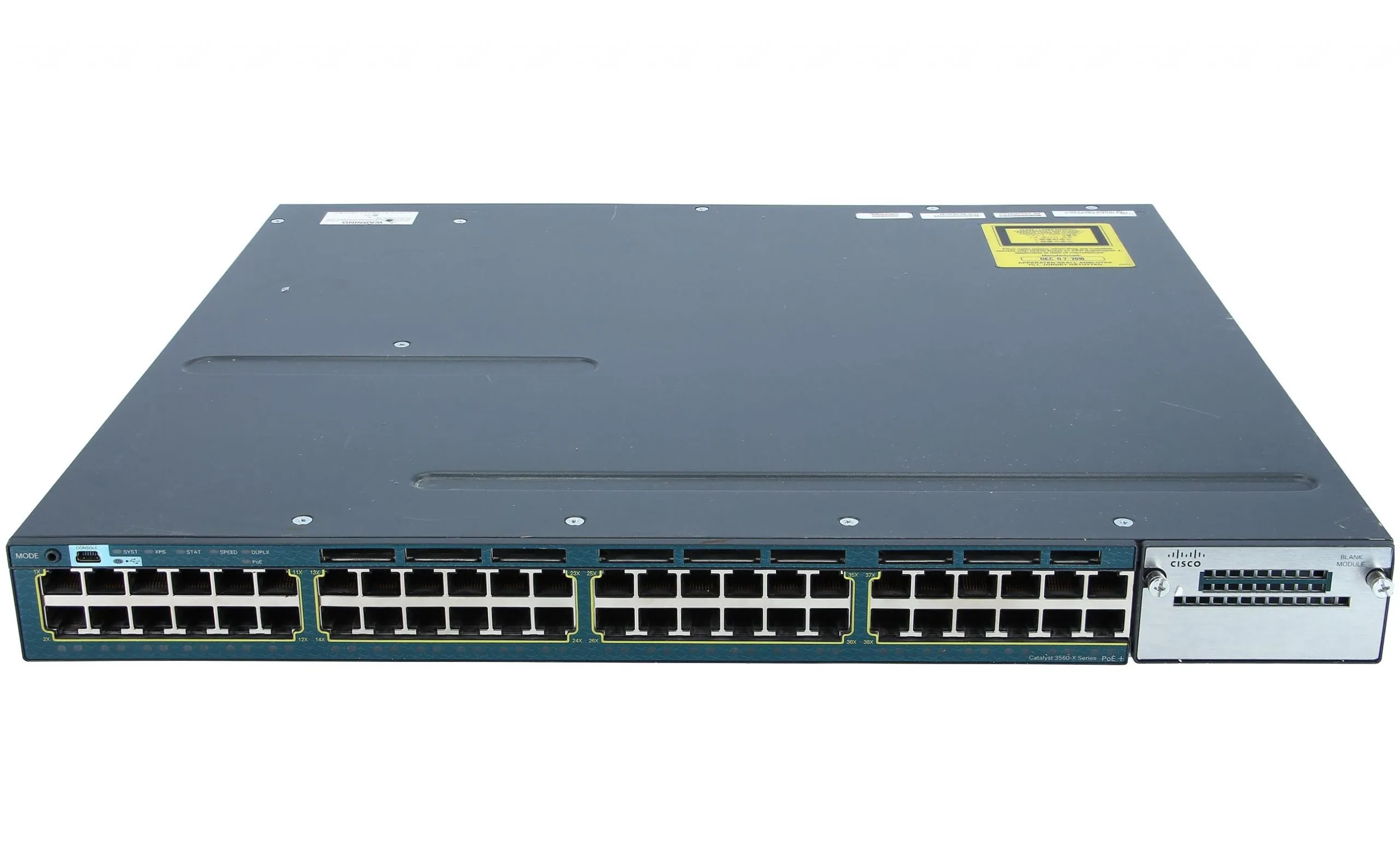 WS-C3560X-48P-S CISCO Catalyst 3560X 48 Port PoE IP Base