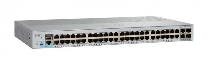 WS-C2960L-48TS-LL CISCO Catalyst 2960L 48 port GigE. 4 x 1G SFP. LAN Lite