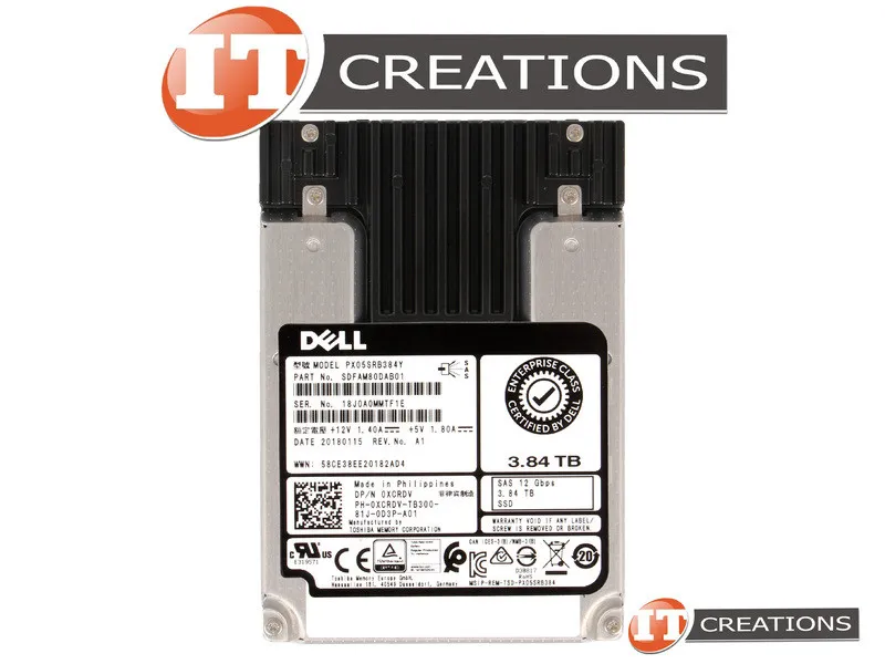 XCRDV DELL 3,84TB 12G 2,5INCH MLC RI SAS SSD