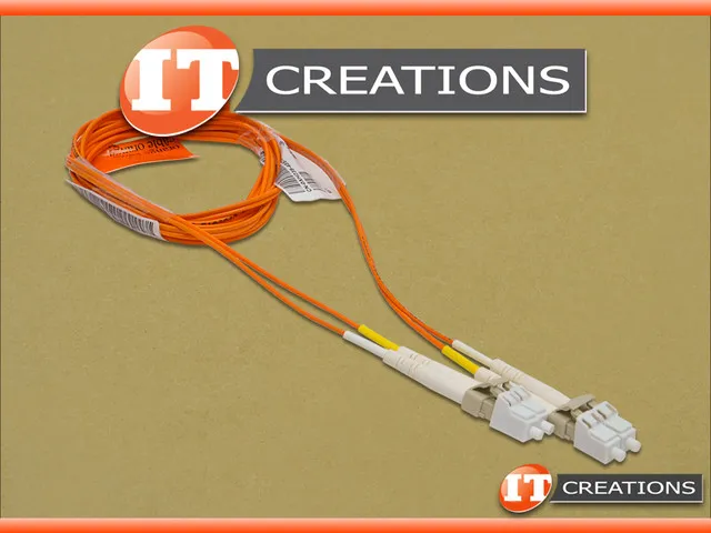 XH239 DELL 2M ORANGE MULTIMODE DUPLEX LC TO LC FIBER OPTIC CABLE
